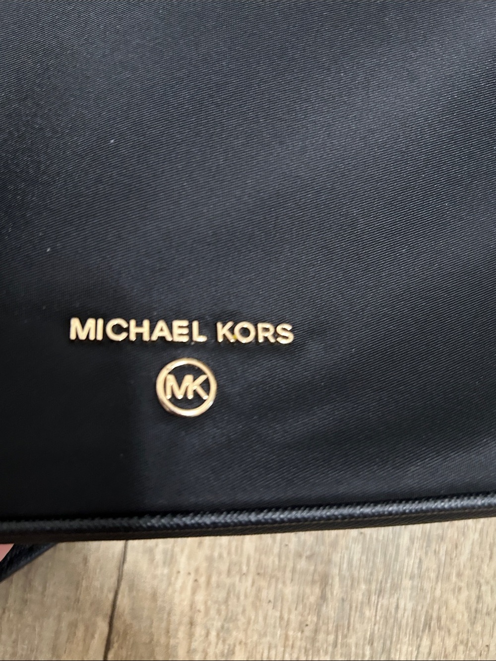 Michael Kors Black Crossbody Bag with Gold Hardware Accents - Picture 14 of 14